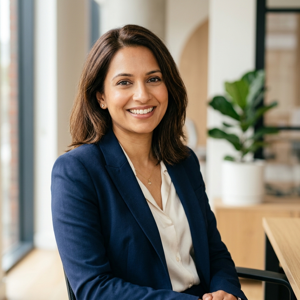Dr. Meera Rao, Head portrait